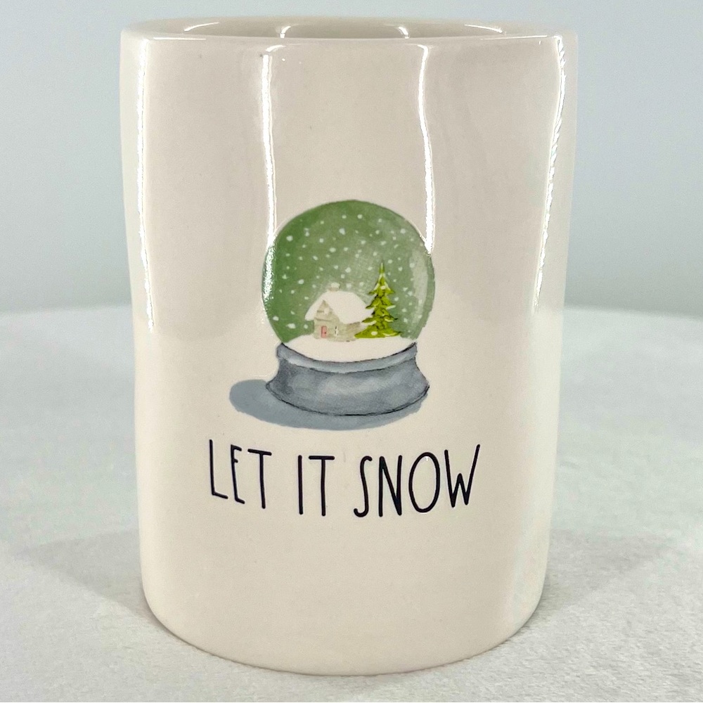 Rae Dunn Let It Snow Small Vase - Picture 1 of 7